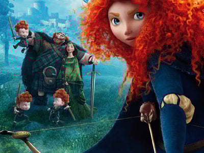 Brave (pelirroja, hábil guerrera e indomable)