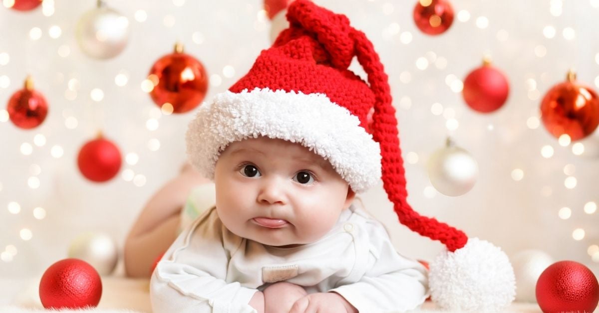 Una foto de tu bebé, la mejor felicitación de Navidad