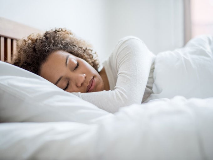 mujer durmiendo