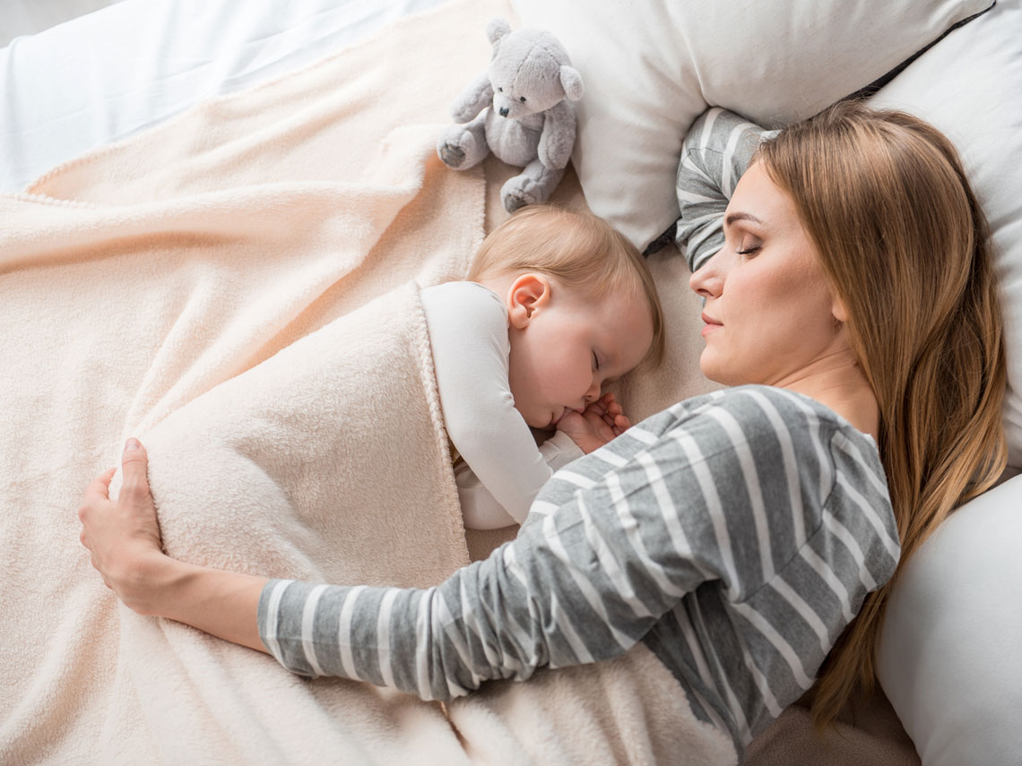 5 formas para dormir en colecho