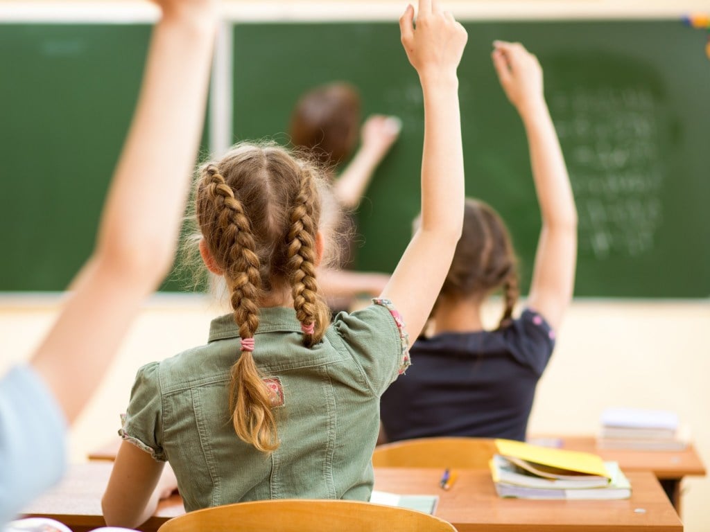 Niños en clase