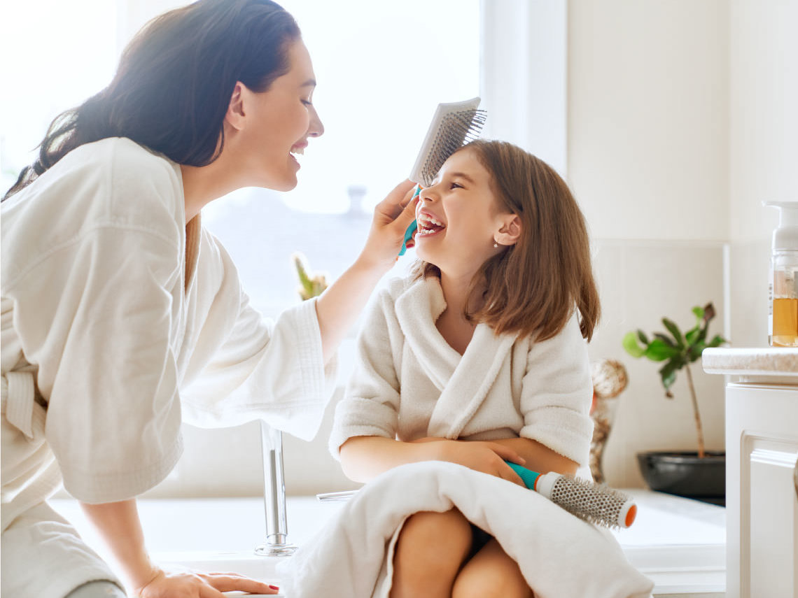 Consejos a la hora de peinar el cabello del niño