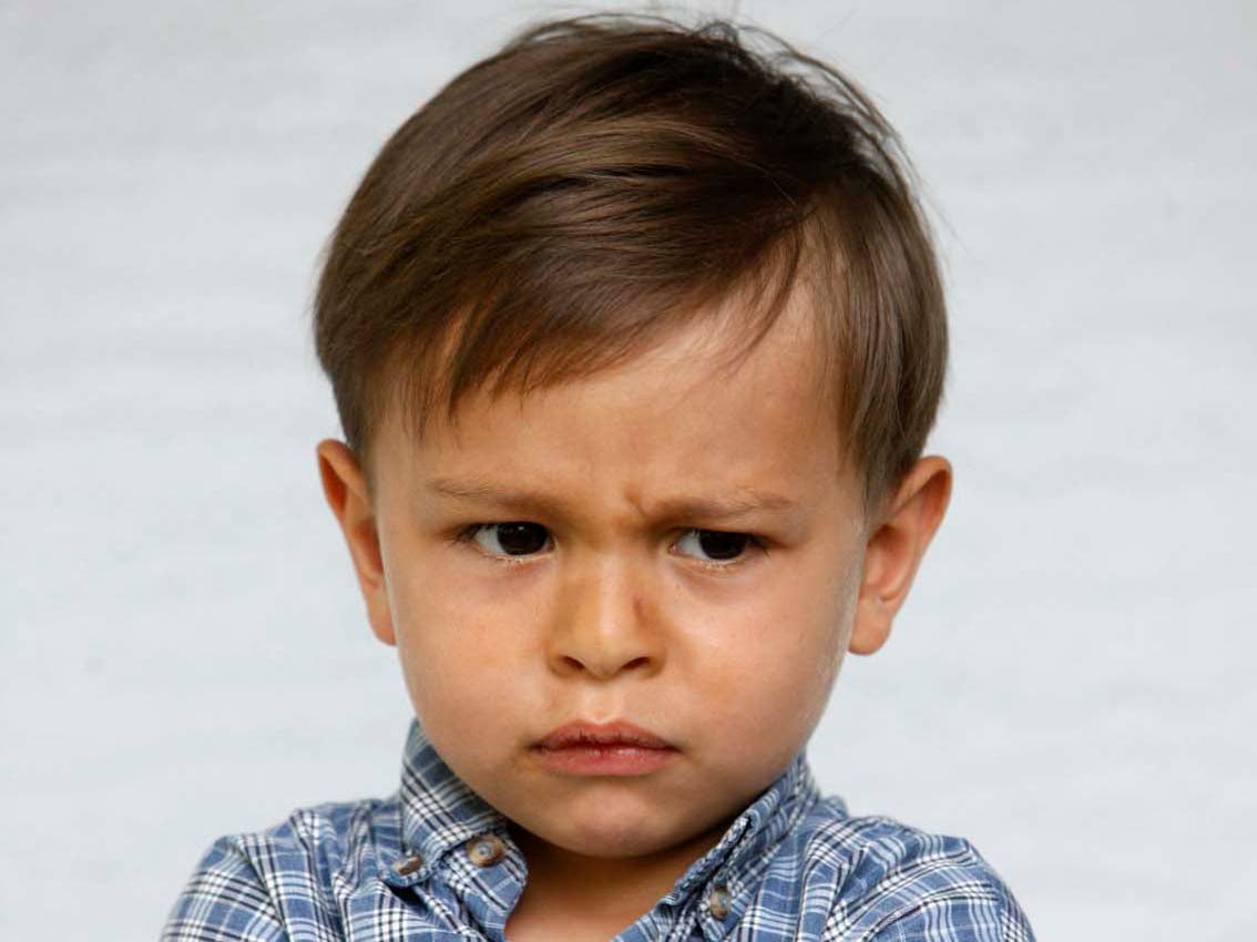 enfado niño