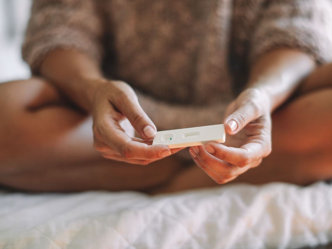 Falta de la menstruación y prueba de embarazo negativa