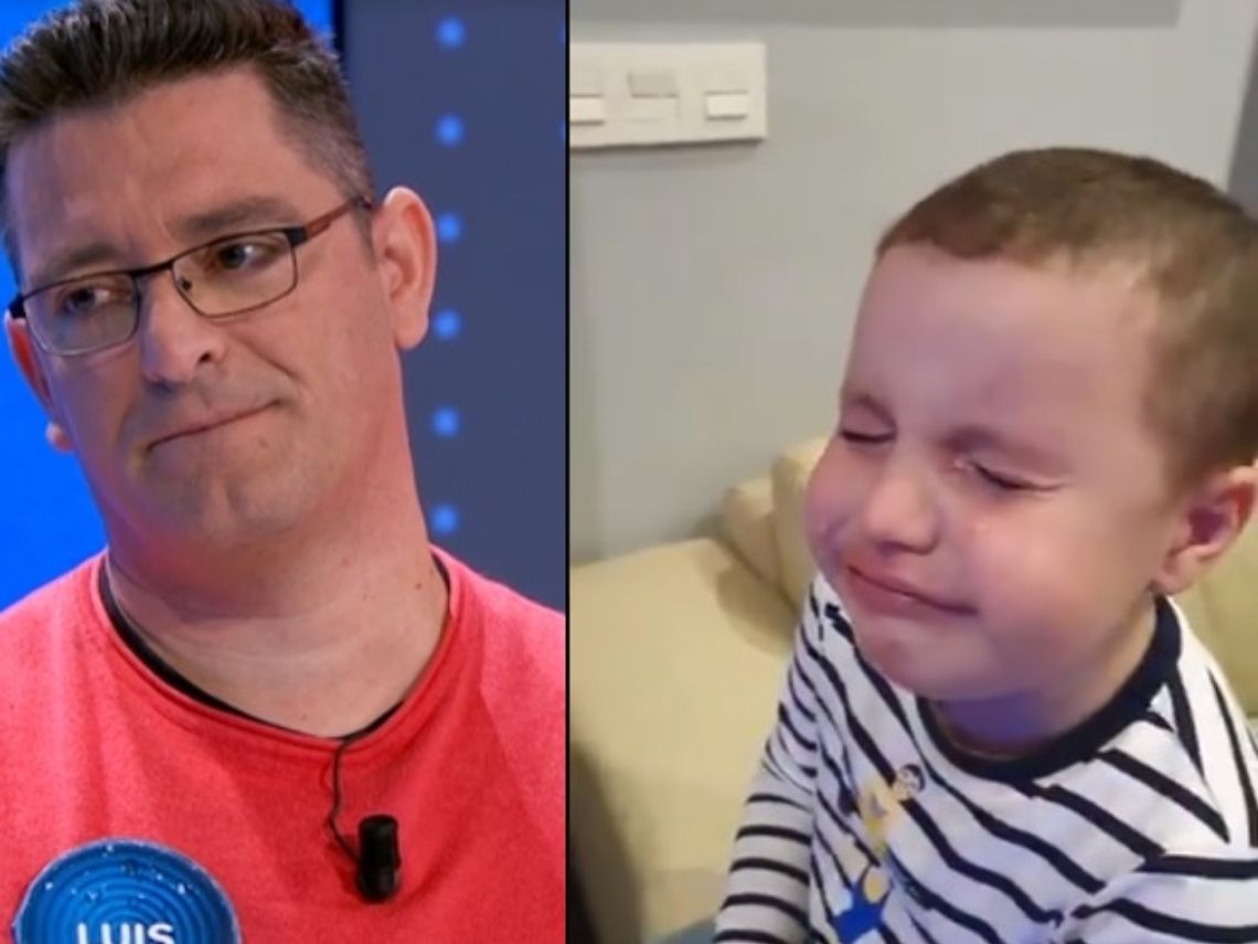 niño llorando concurso
