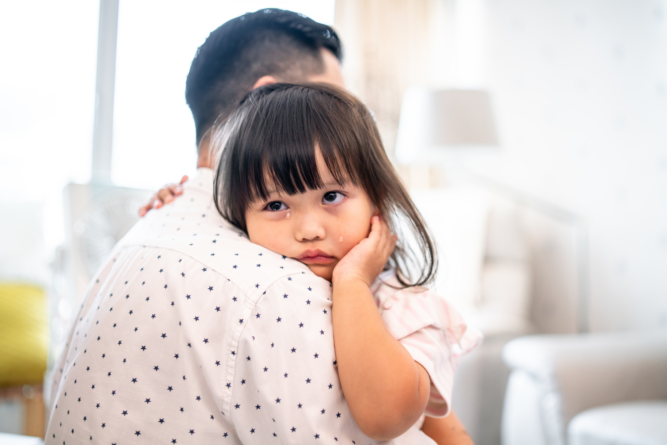 niña llorando