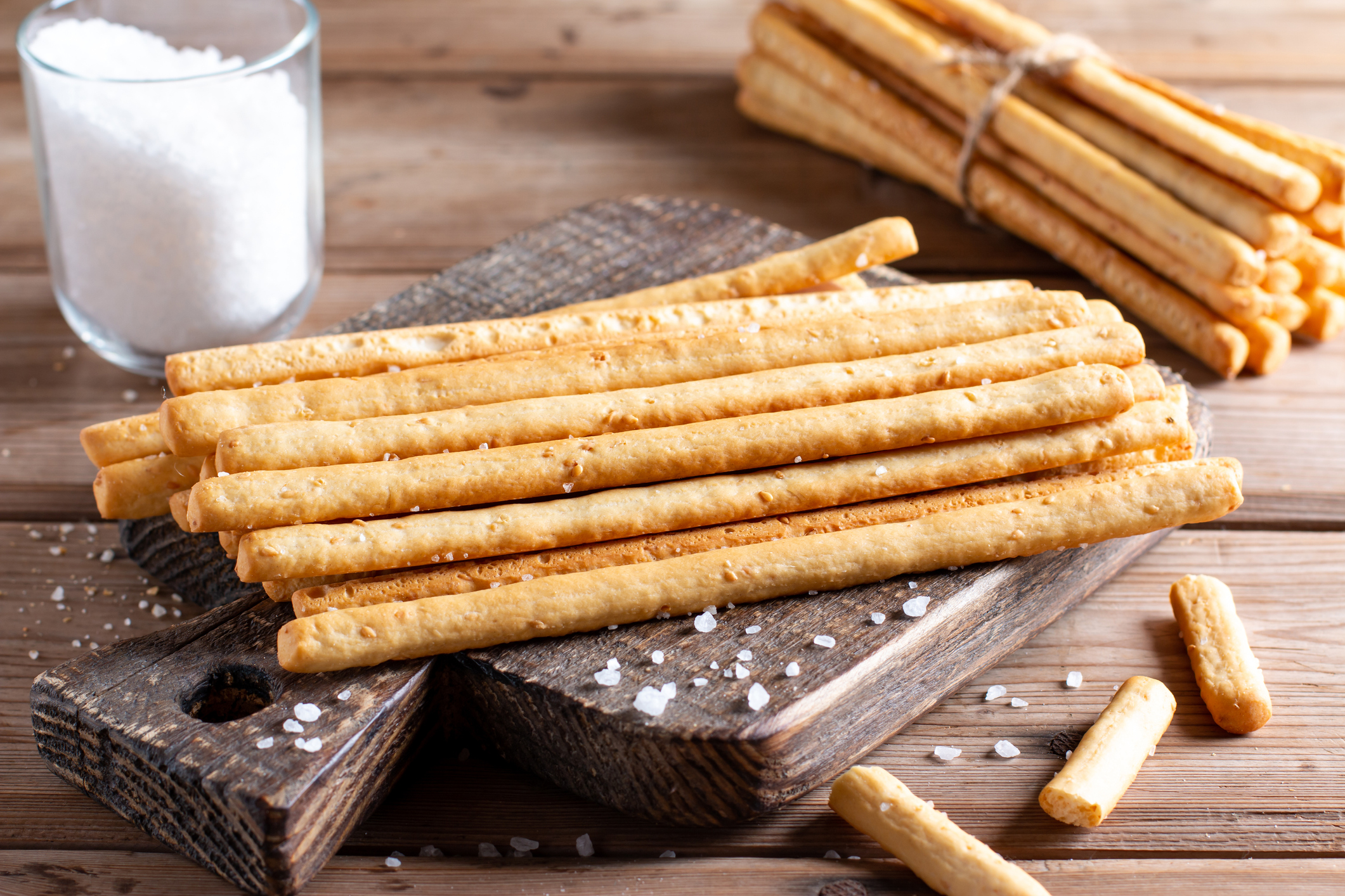 Palitos de pan con semillas