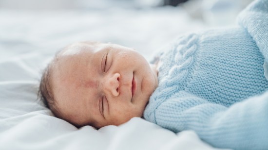 Un bebé dormido
