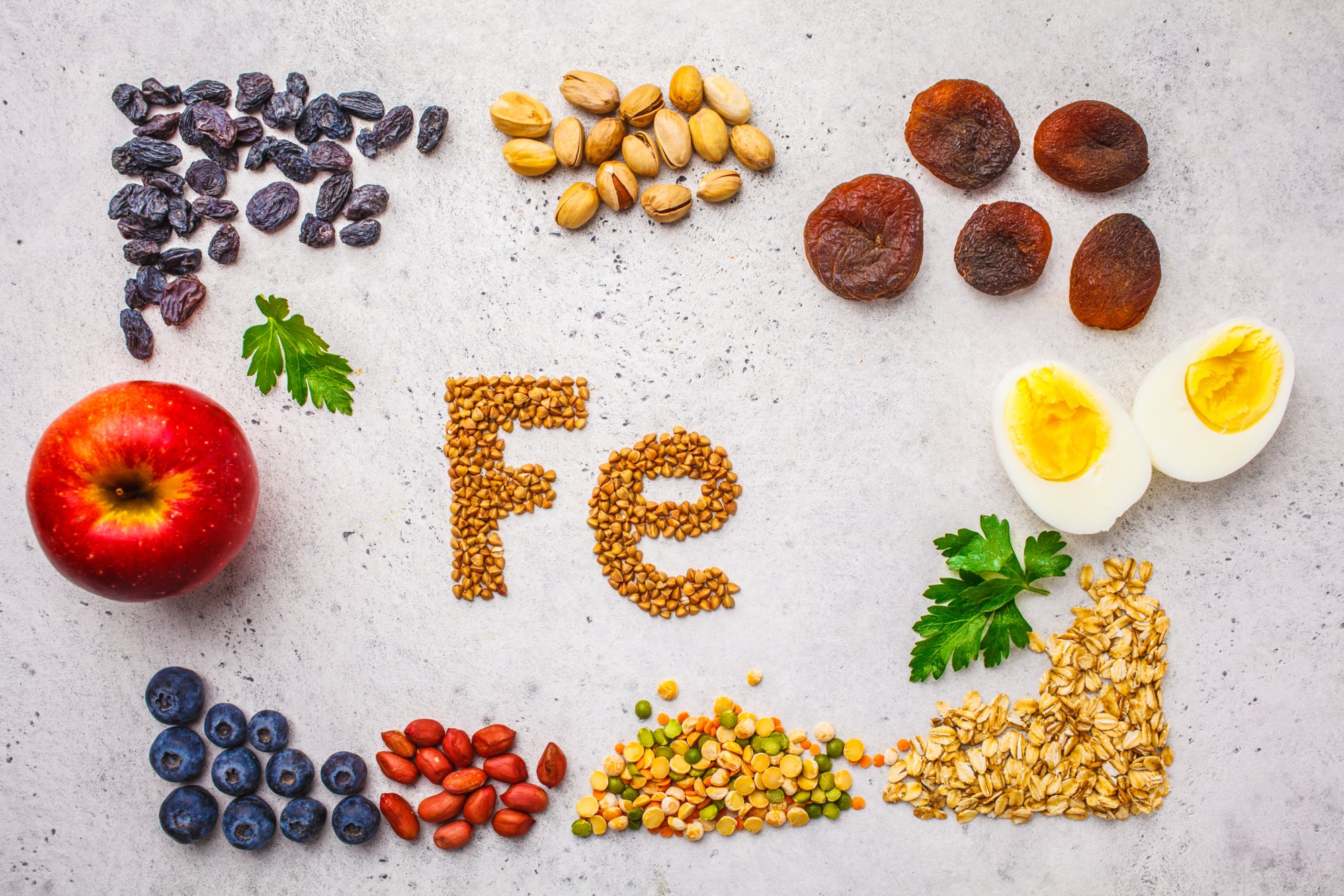 Alimentos ricos en hierro