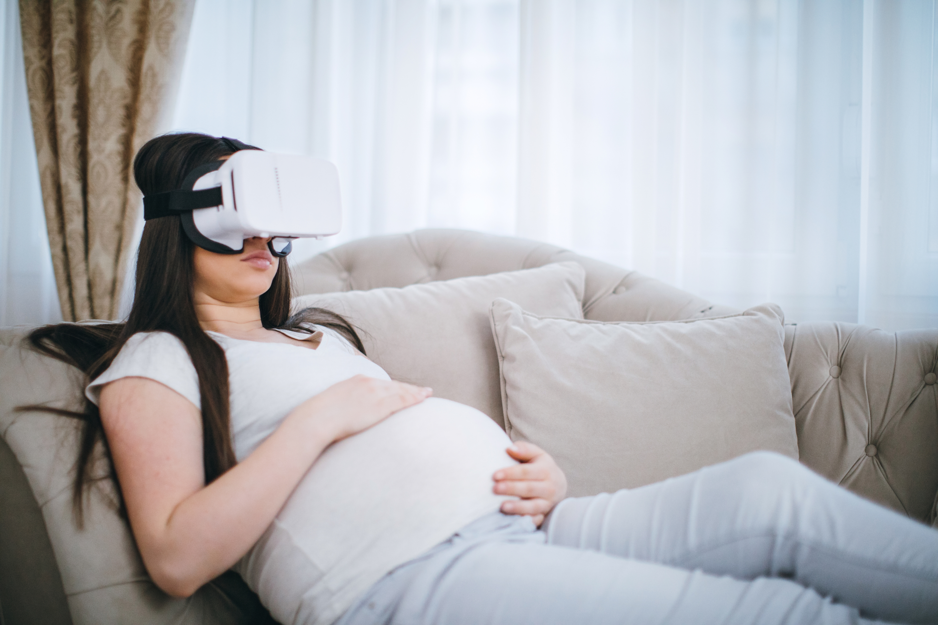 embarazada realidad virtual