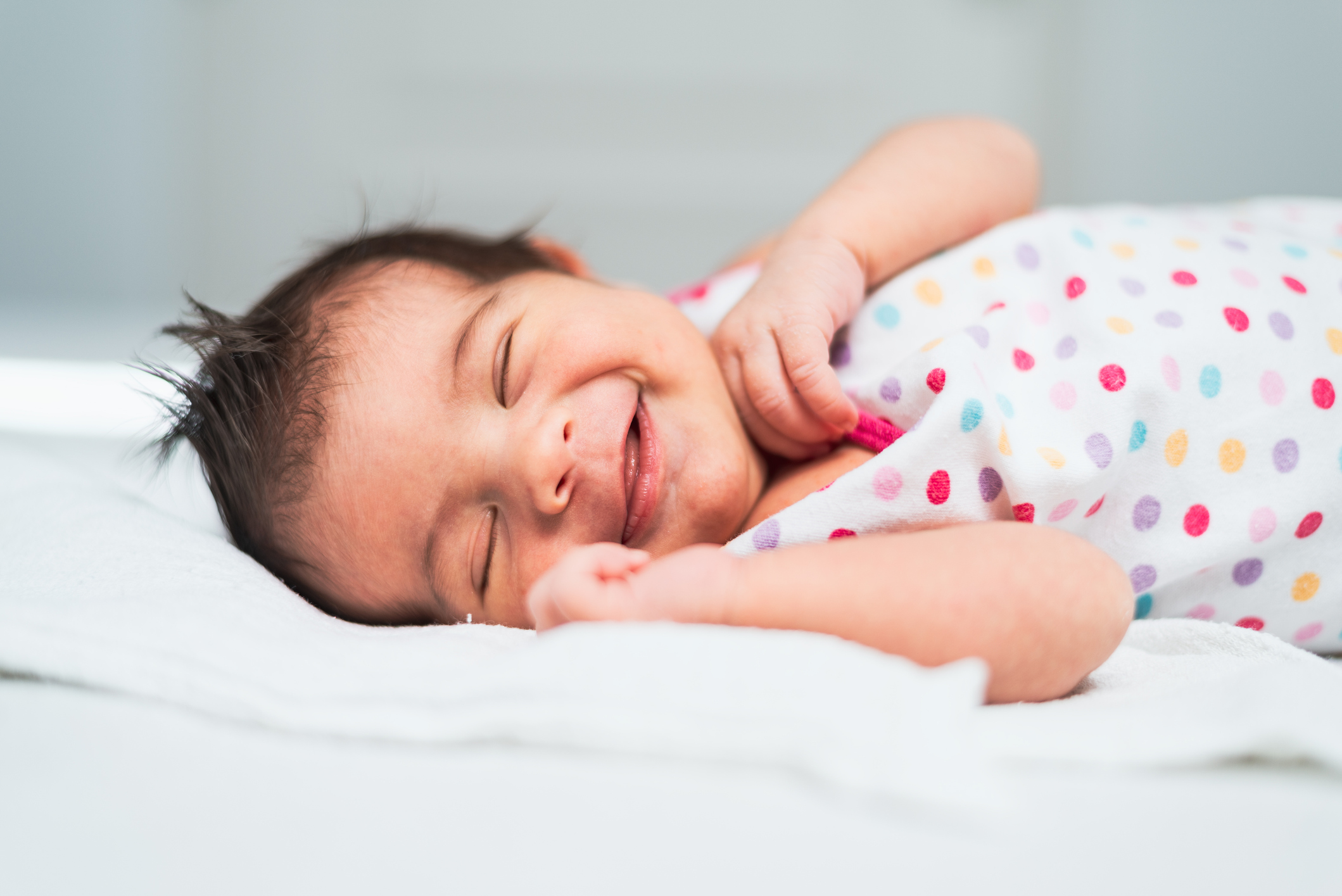 bebé sonriendo