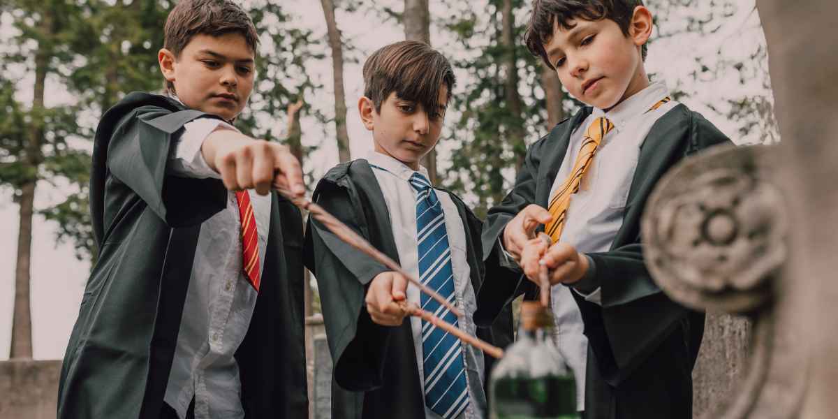 Niños disfrazados de Harry Potter