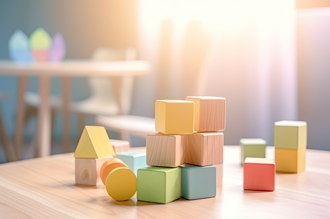 Bloques de madera Montessori