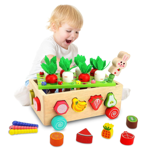 Juego zanahoria montessori
