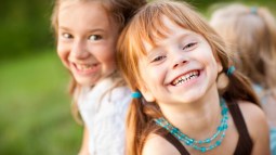 Niñas felices