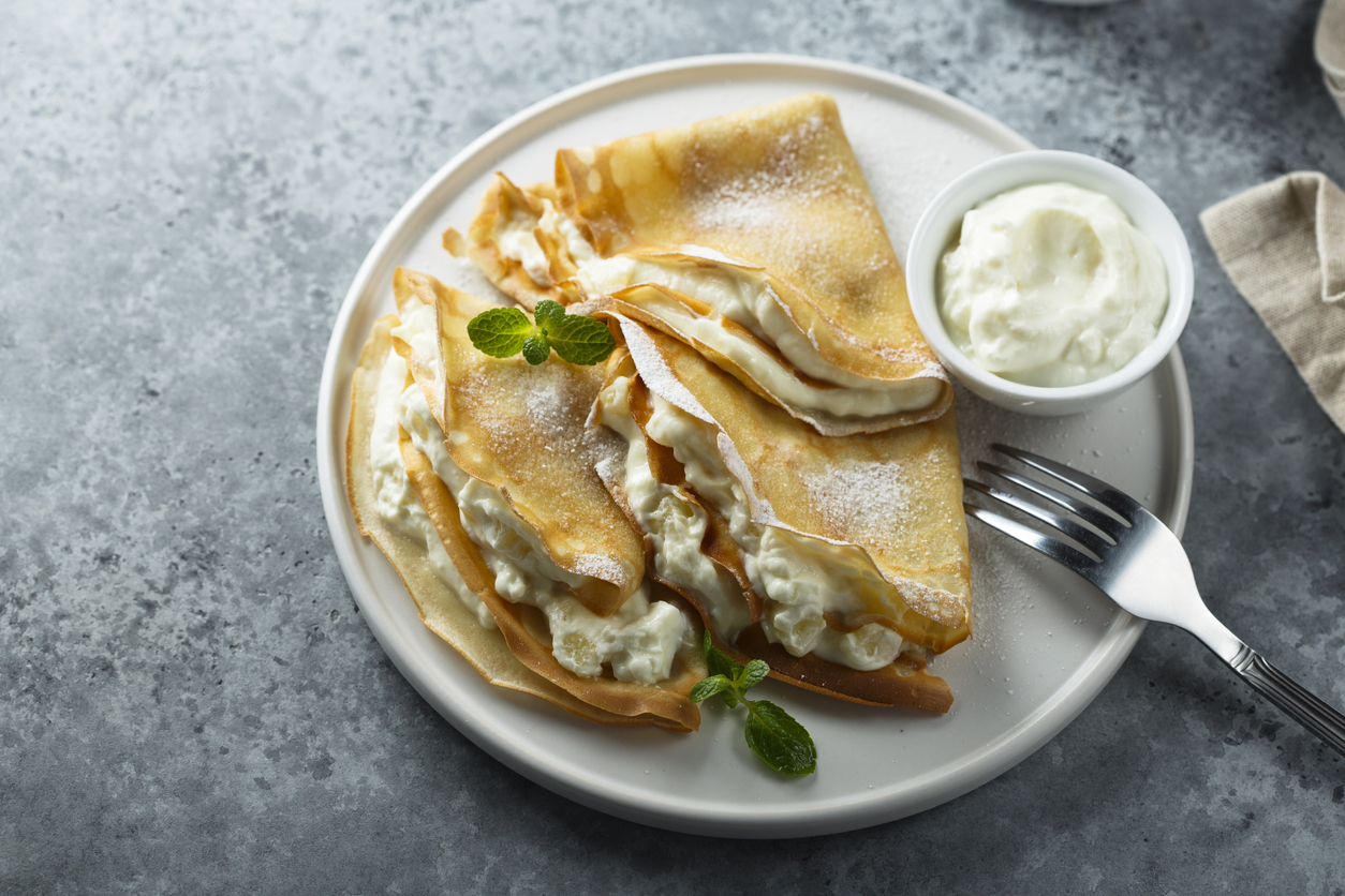 Crepes de queso
