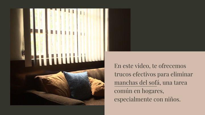 Trucos para quitar las manchas del sofá