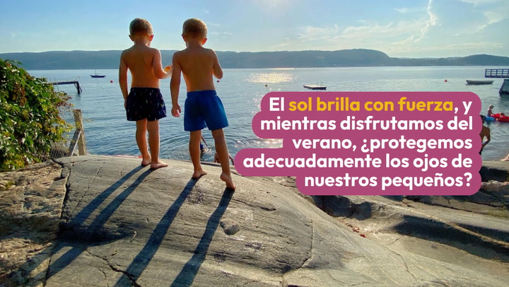 Cómo afecta el sol a los ojos del bebé y niño pequeño