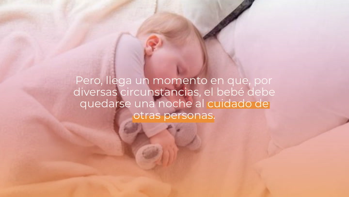 Consejos para que el bebé duerma sin el contacto de papá o mamá