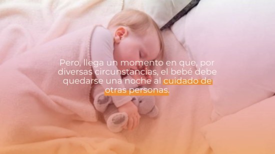 Consejos para que el bebé duerma sin el contacto de papá o mamá