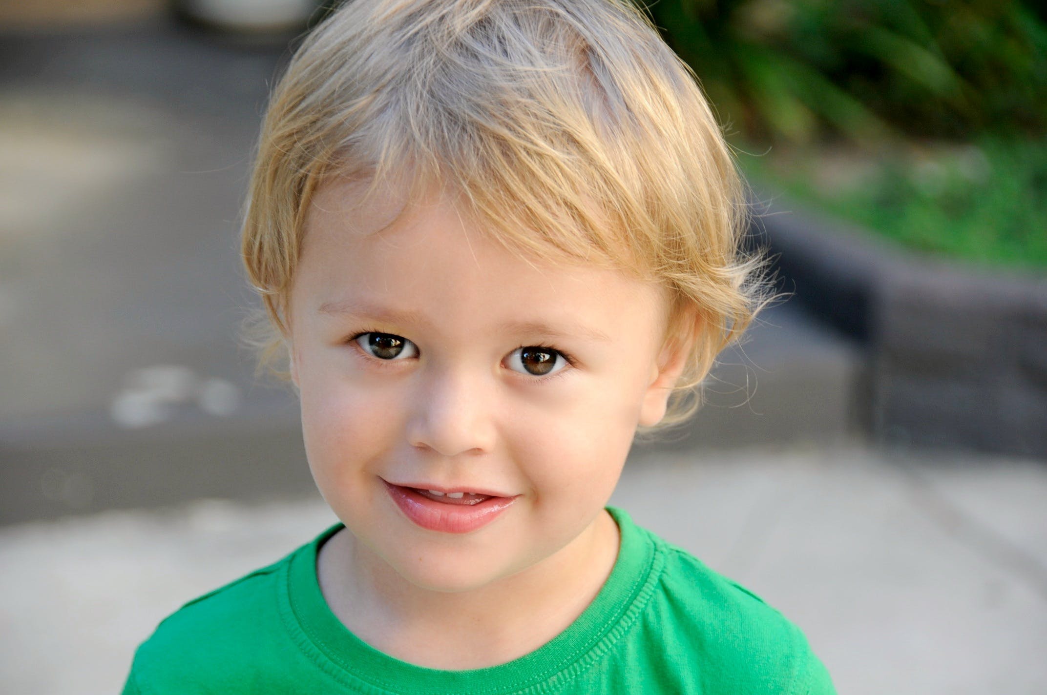 Niño sonriendo