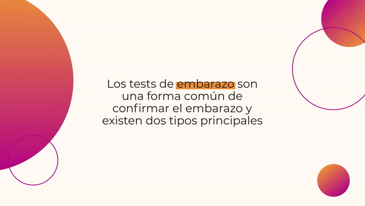 ¿Qué tipos de test de embarazo hay?