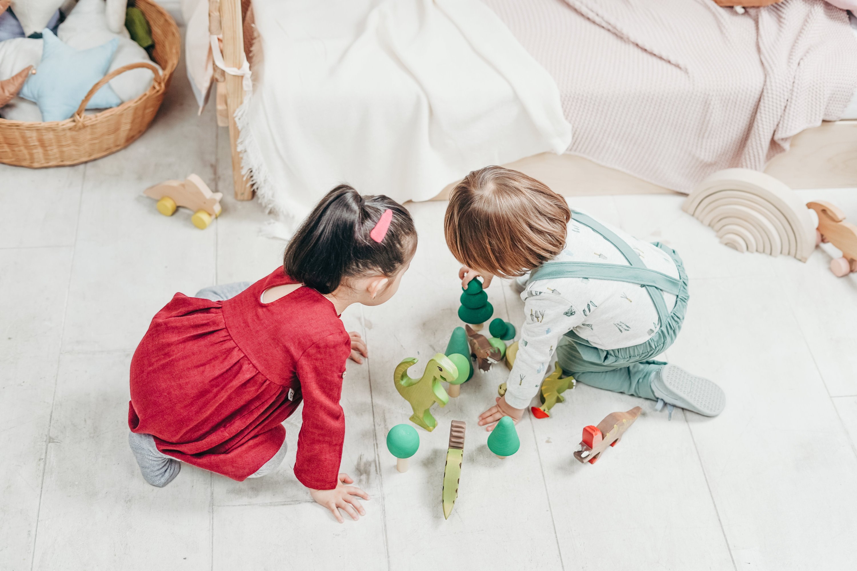 Niñas jugando