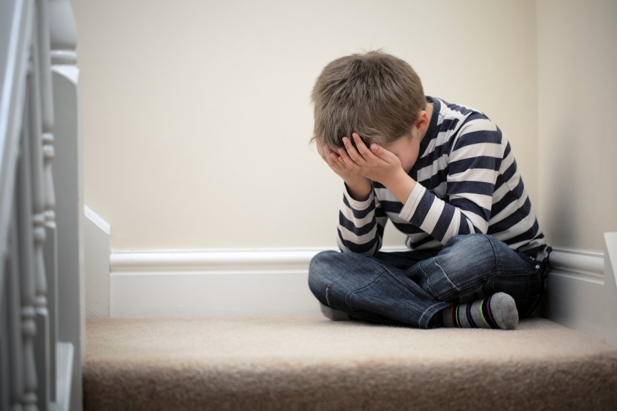 Niño triste