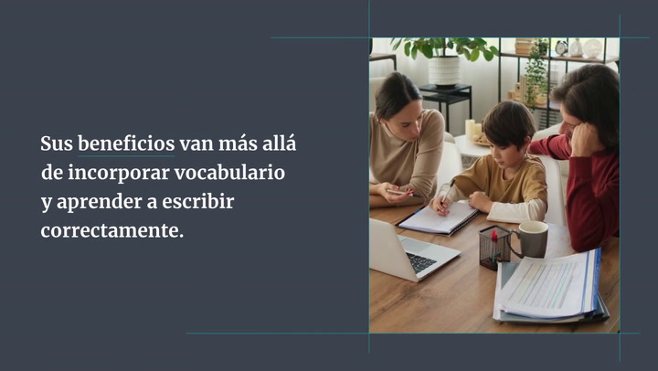 Beneficios de hacer dictados en casa con los niños