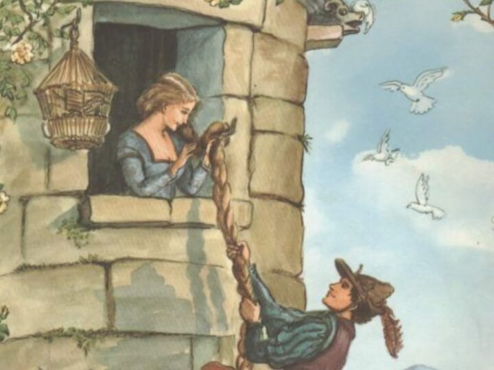 Ilustración de "Rapunzel"