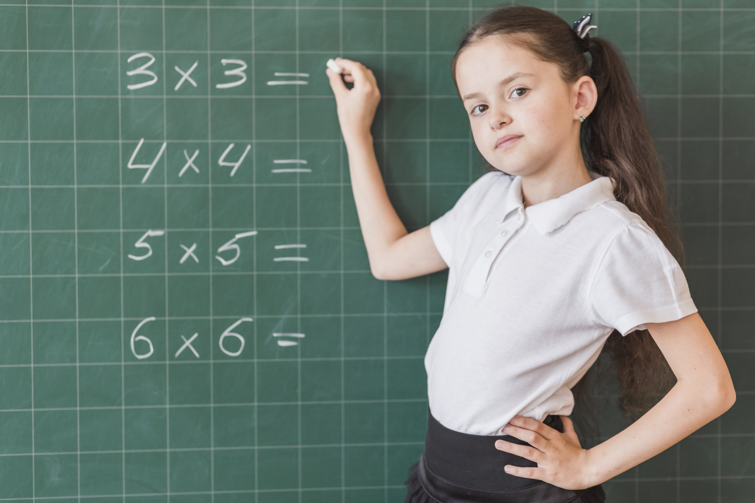 Tabla de multiplicar del 4