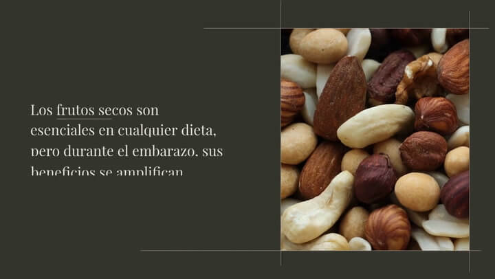Comer frutos secos en el embarazo mejora el desarrollo del bebé