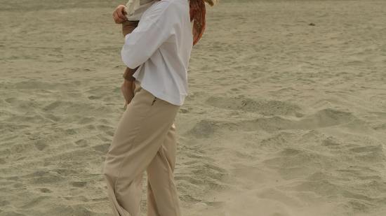 Bebé en la playa