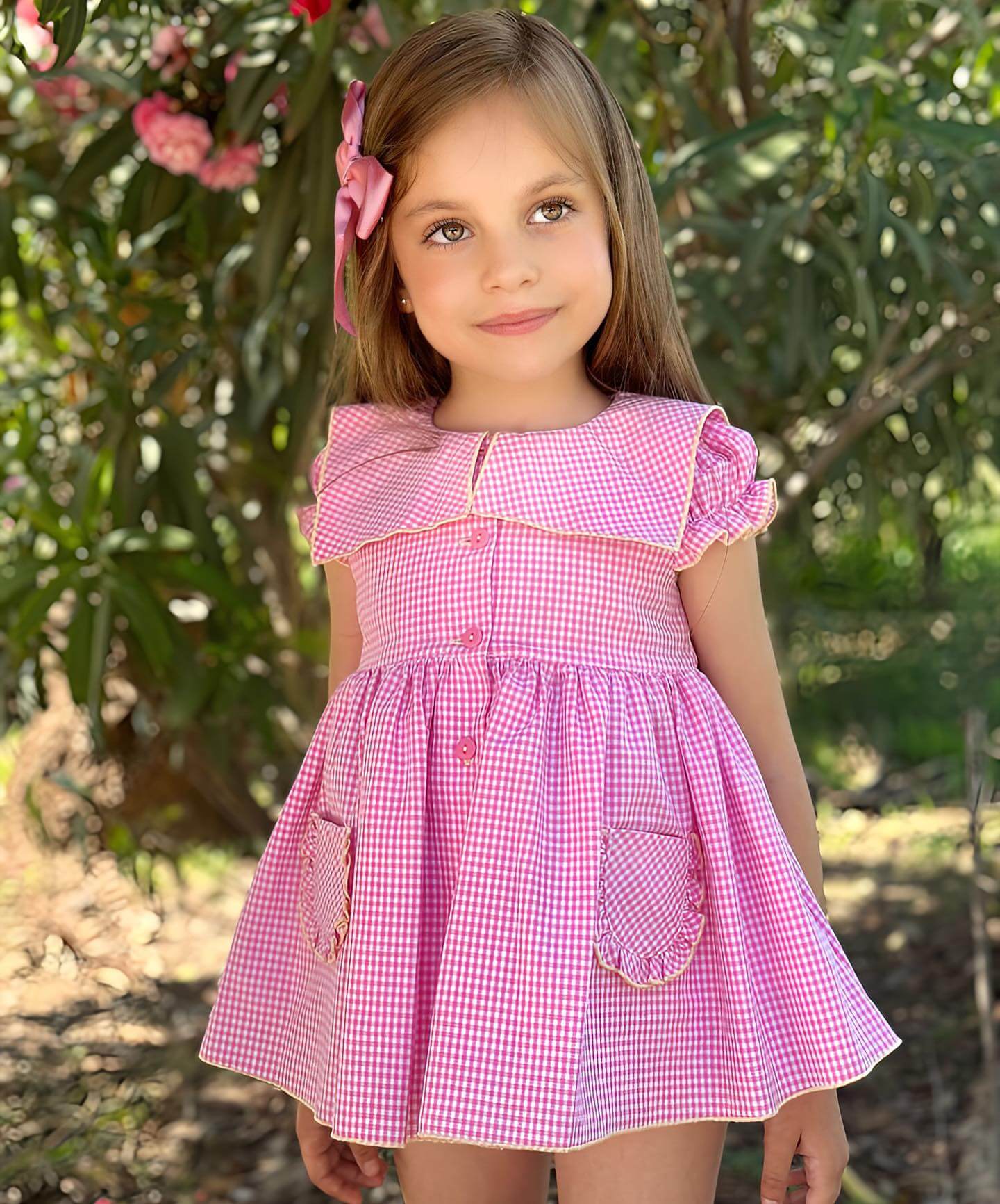 Vestido cuadros vichy