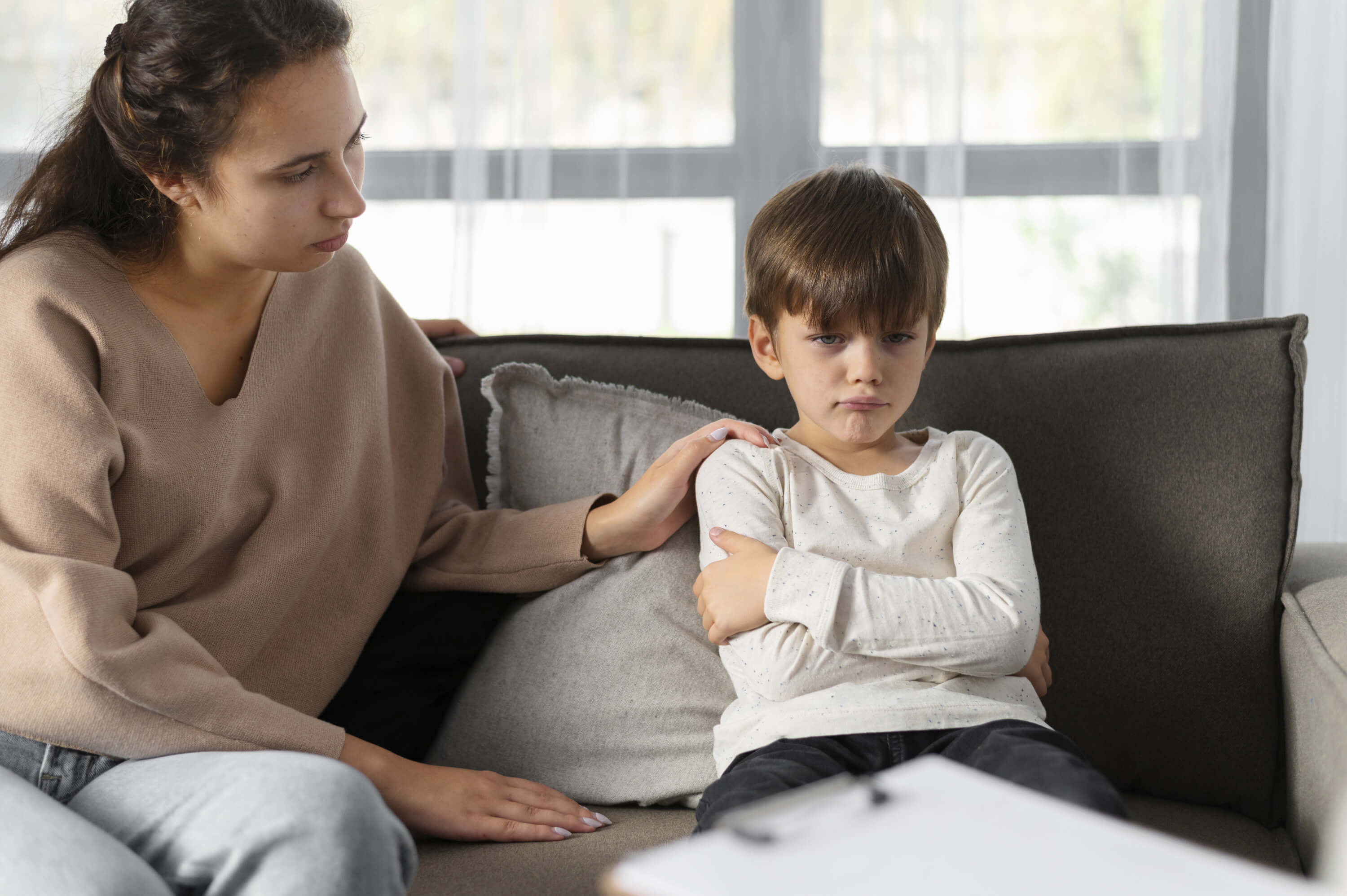 7 frases que podemos decir a los niños cuando están muy enfadados