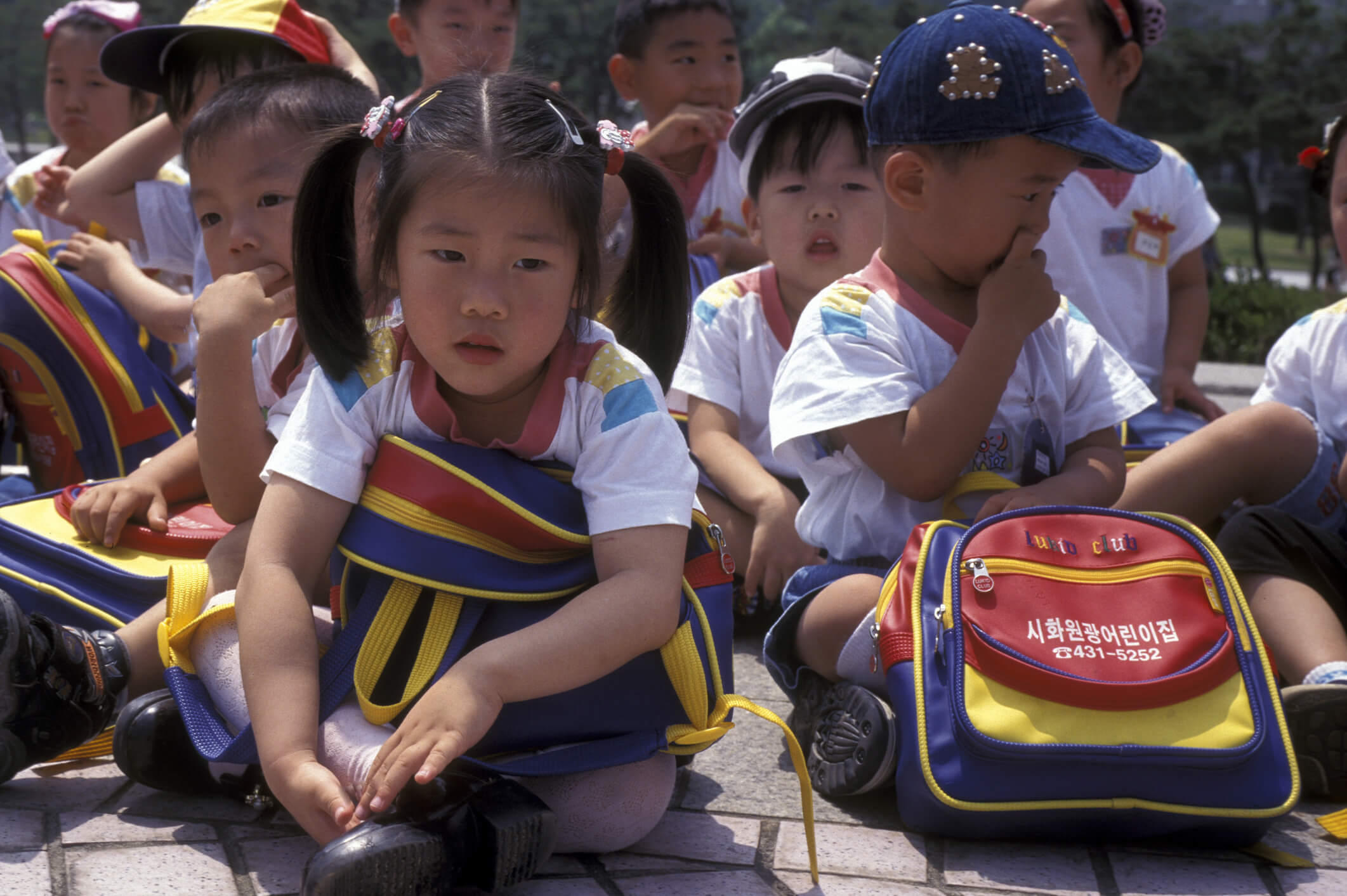 Escolares en Corea del Sur