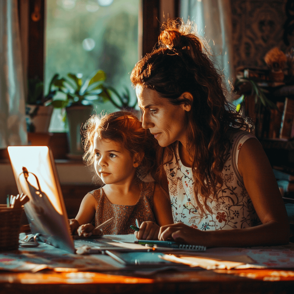 Mamá y su hija