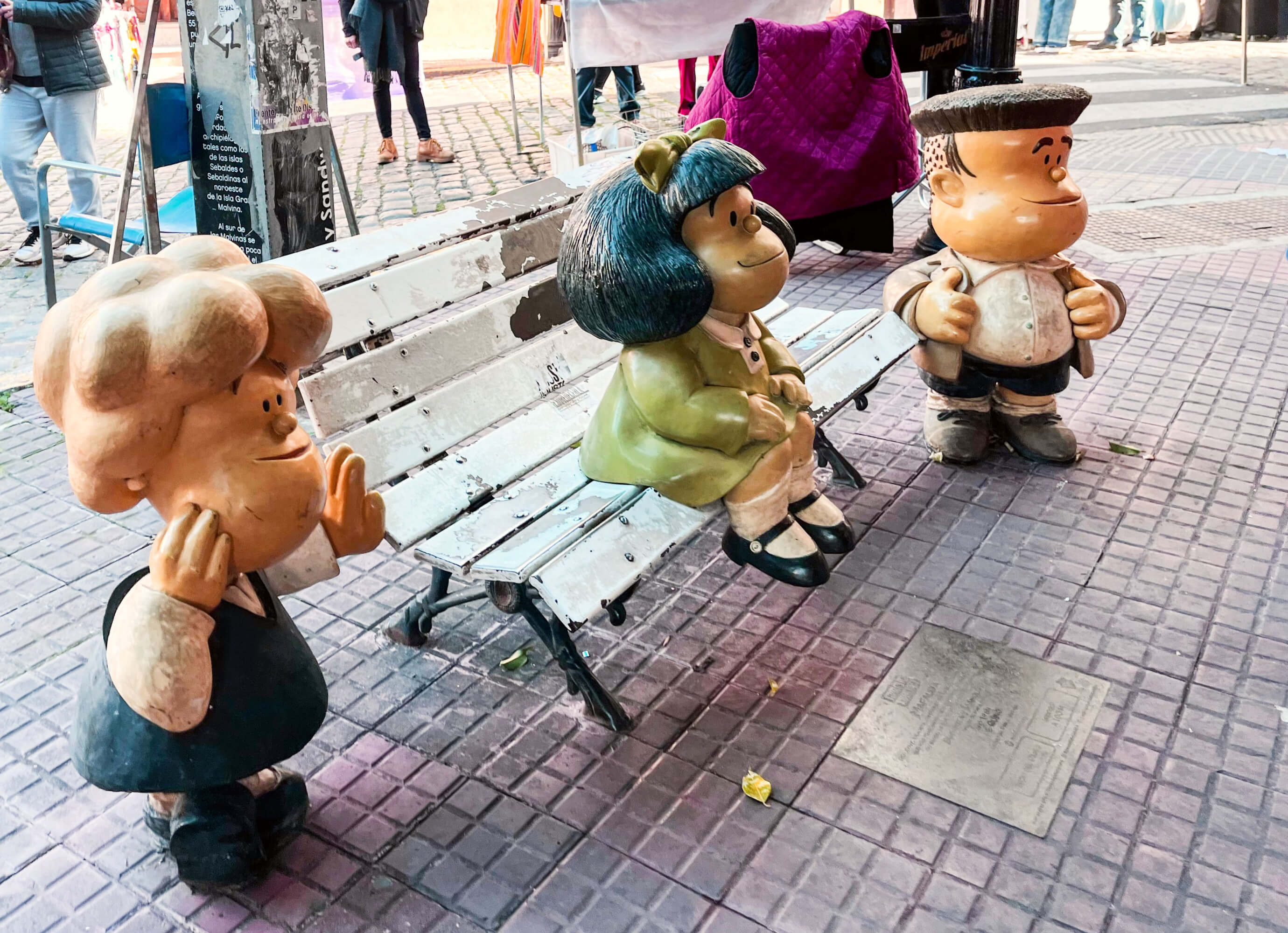 Mafalda,Susanita y Felipe