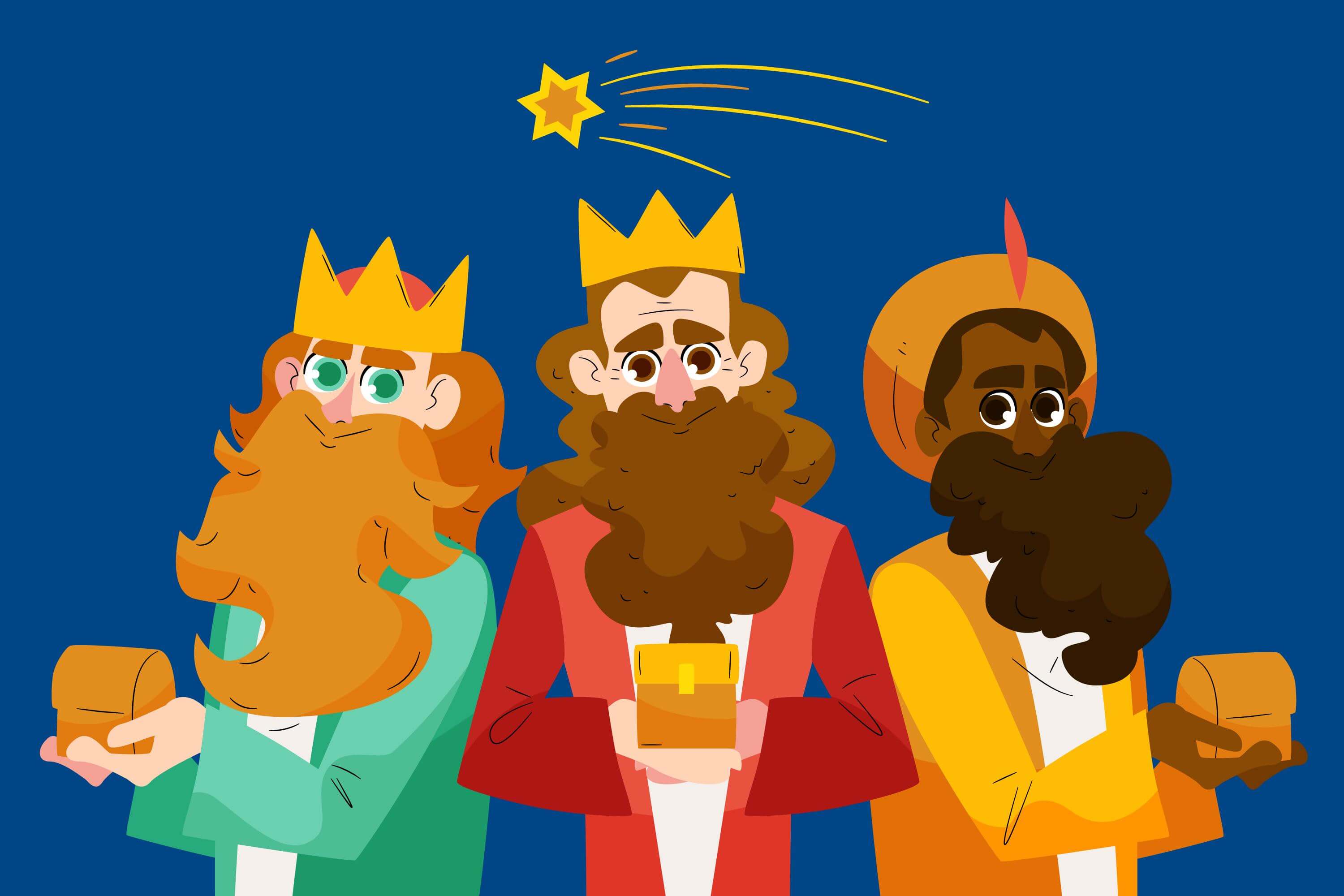 Los Reyes Magos de Oriente, cuento navideño