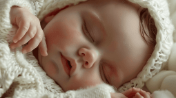 Una niña recién nacida