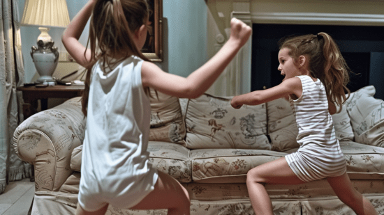 Niñas Jugando