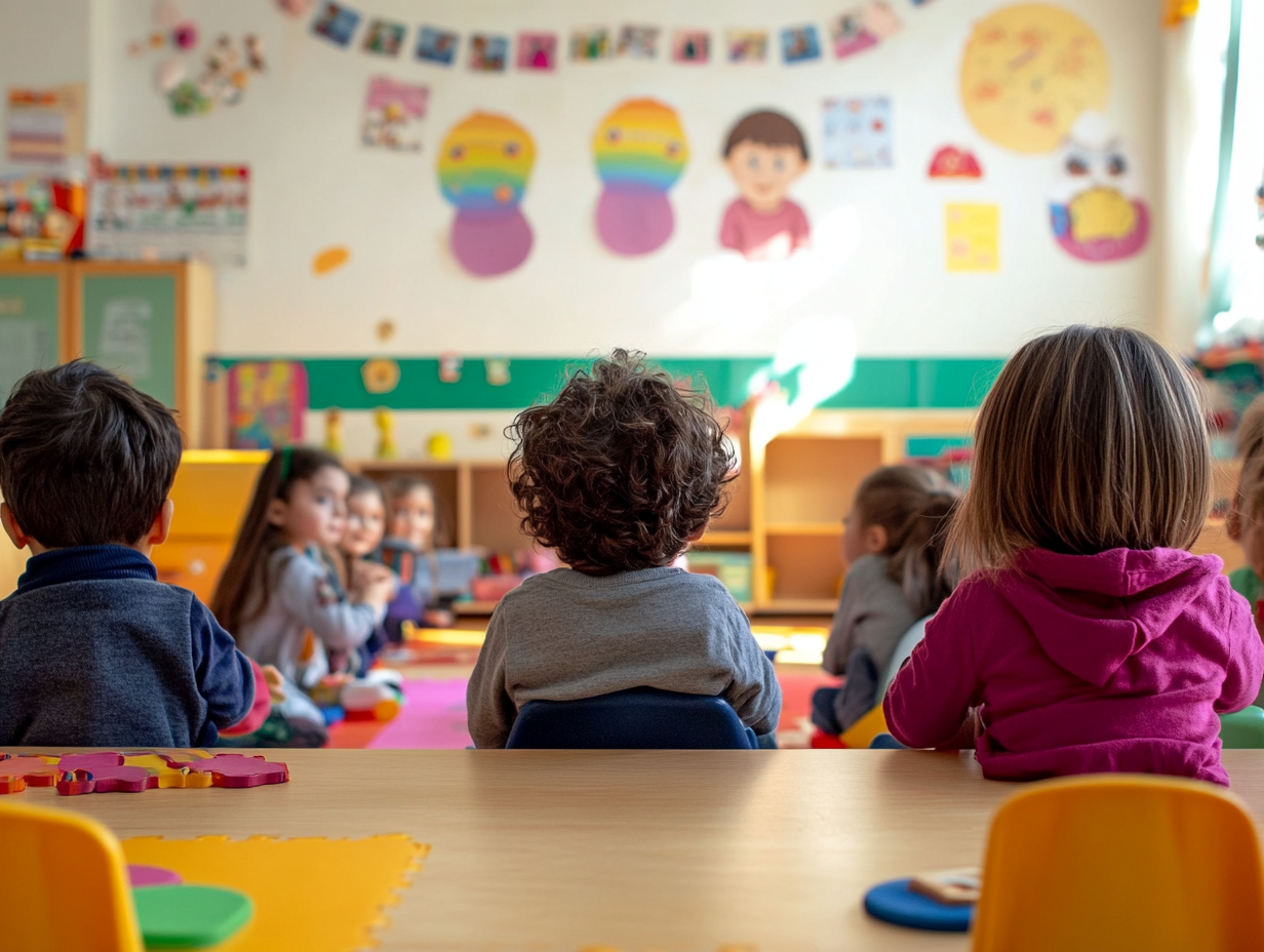 Un aula de educación infantil