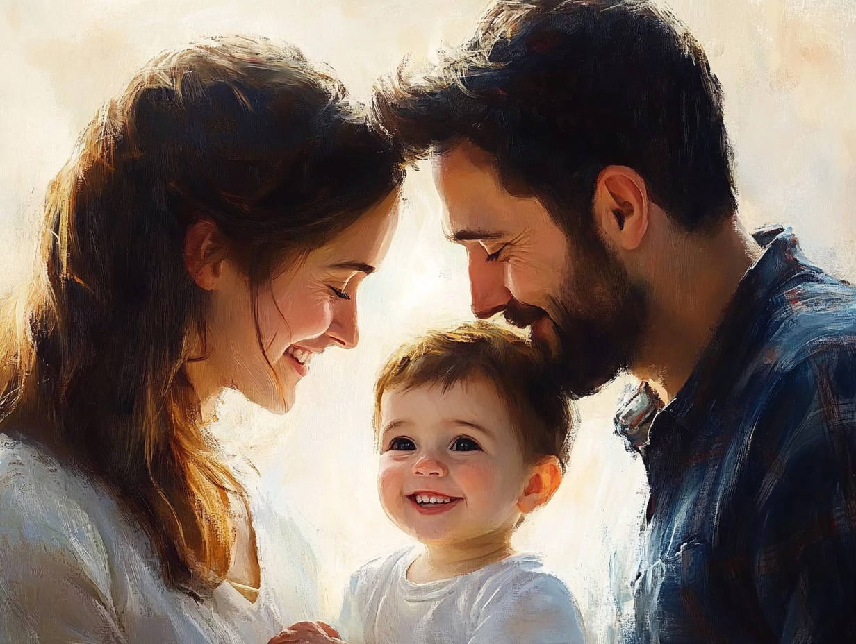 Retrato de una familia tradicional