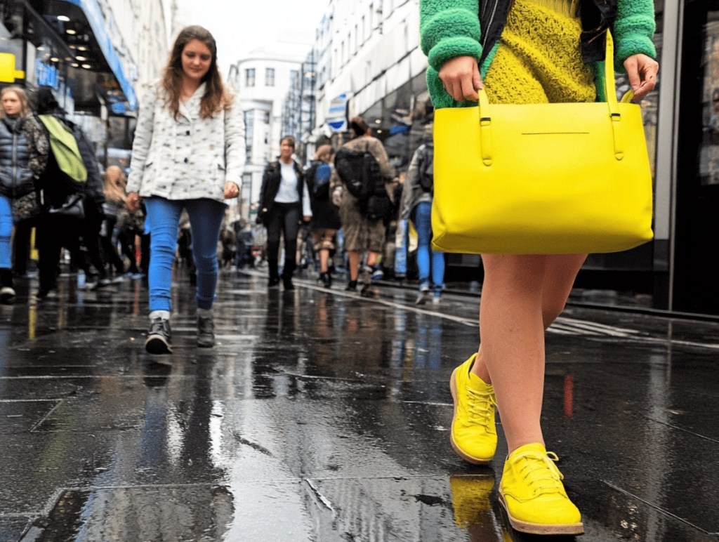 Mujeres caminando por la calle