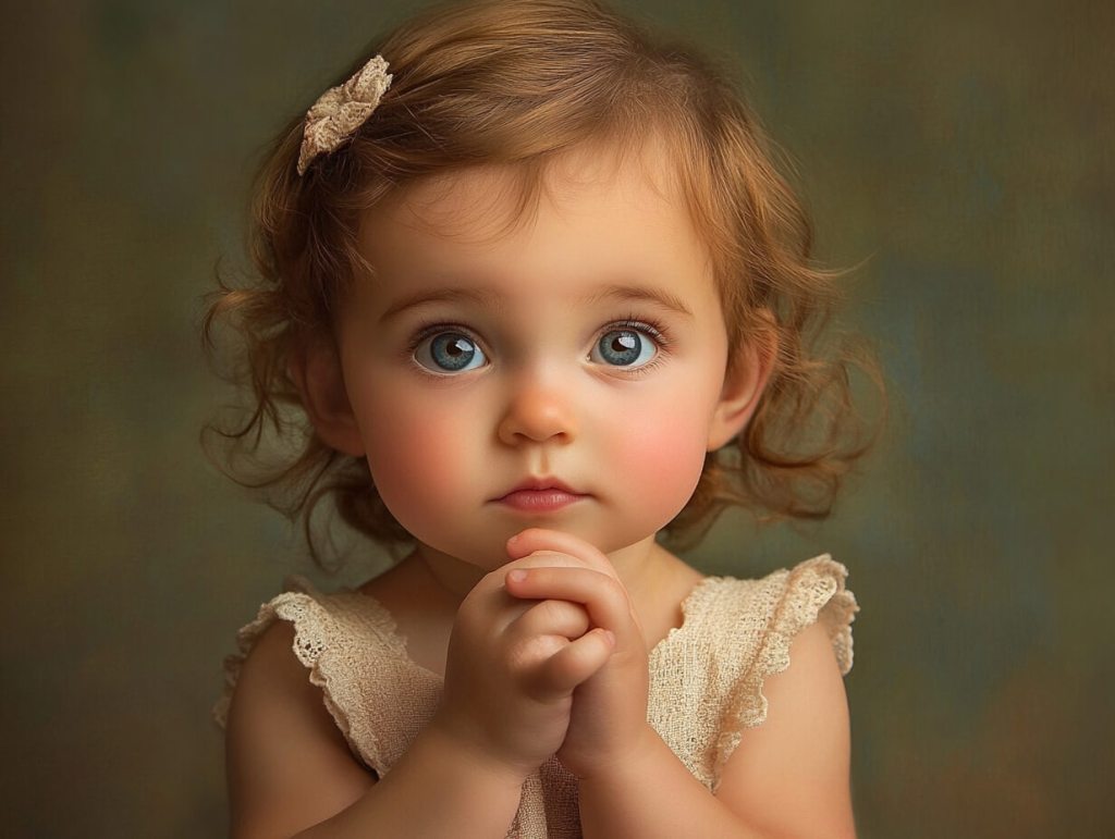 Retrato de una niña pequeña