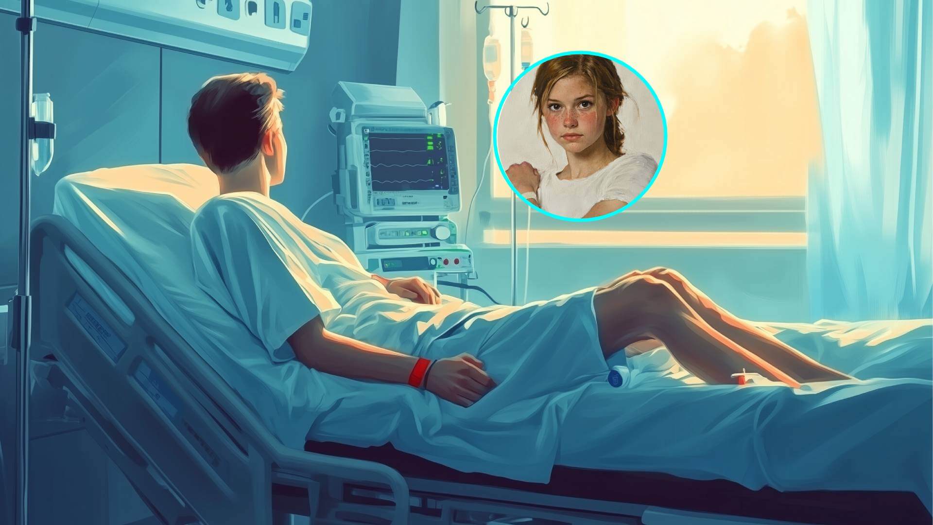 Un adolescente en el hospital