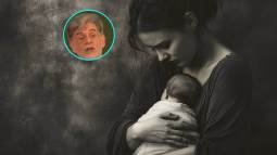 Una mujer arropa a su bebé. En detalle, el pediatra Carlos González