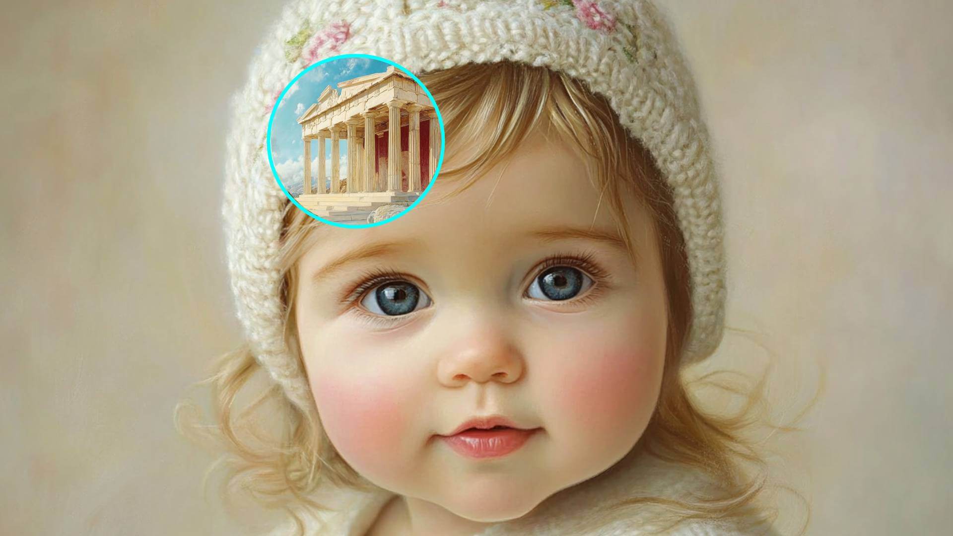 Niña con nombre griego