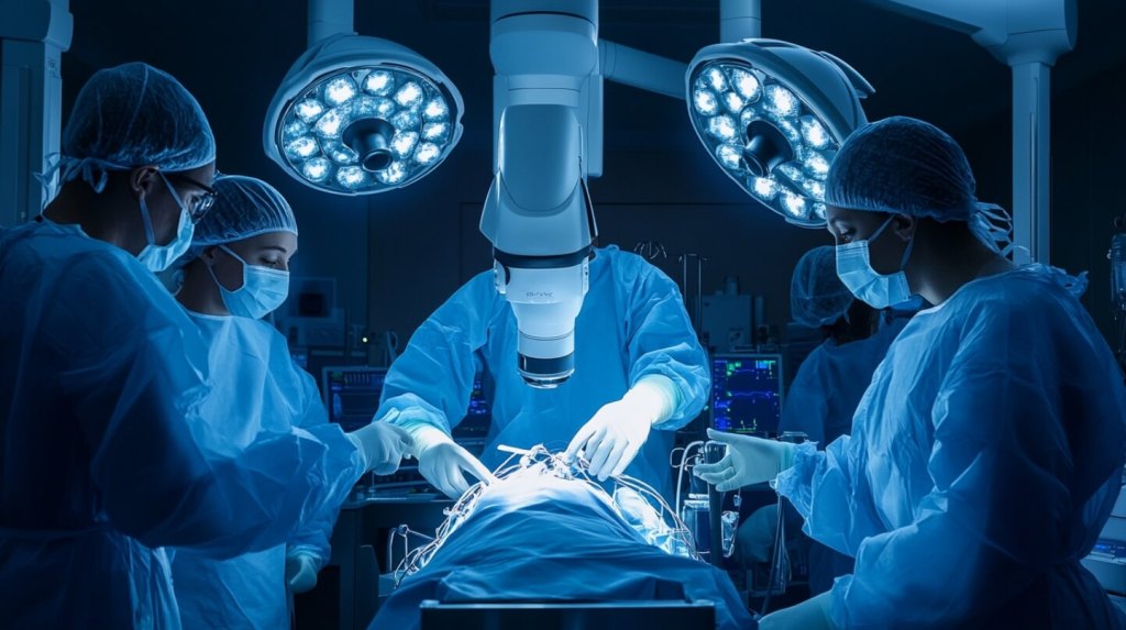 la primera cirugía robótica en un bebé