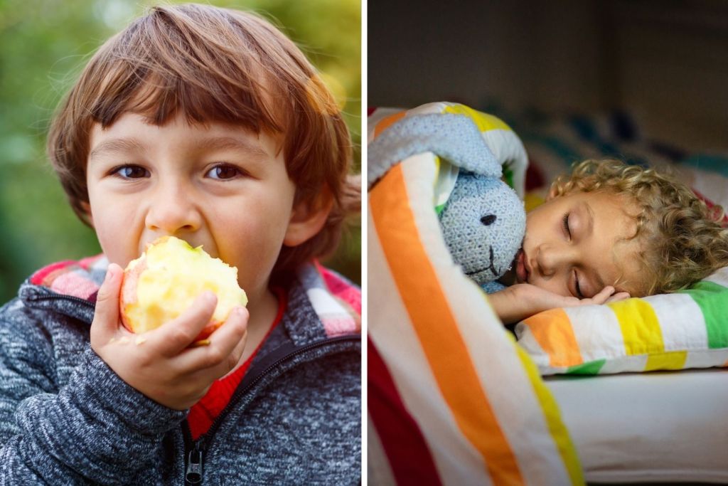 La calidad del sueño en la infancia podría estar más relacionada con la alimentación de lo que se pensaba, según una reciente investigación